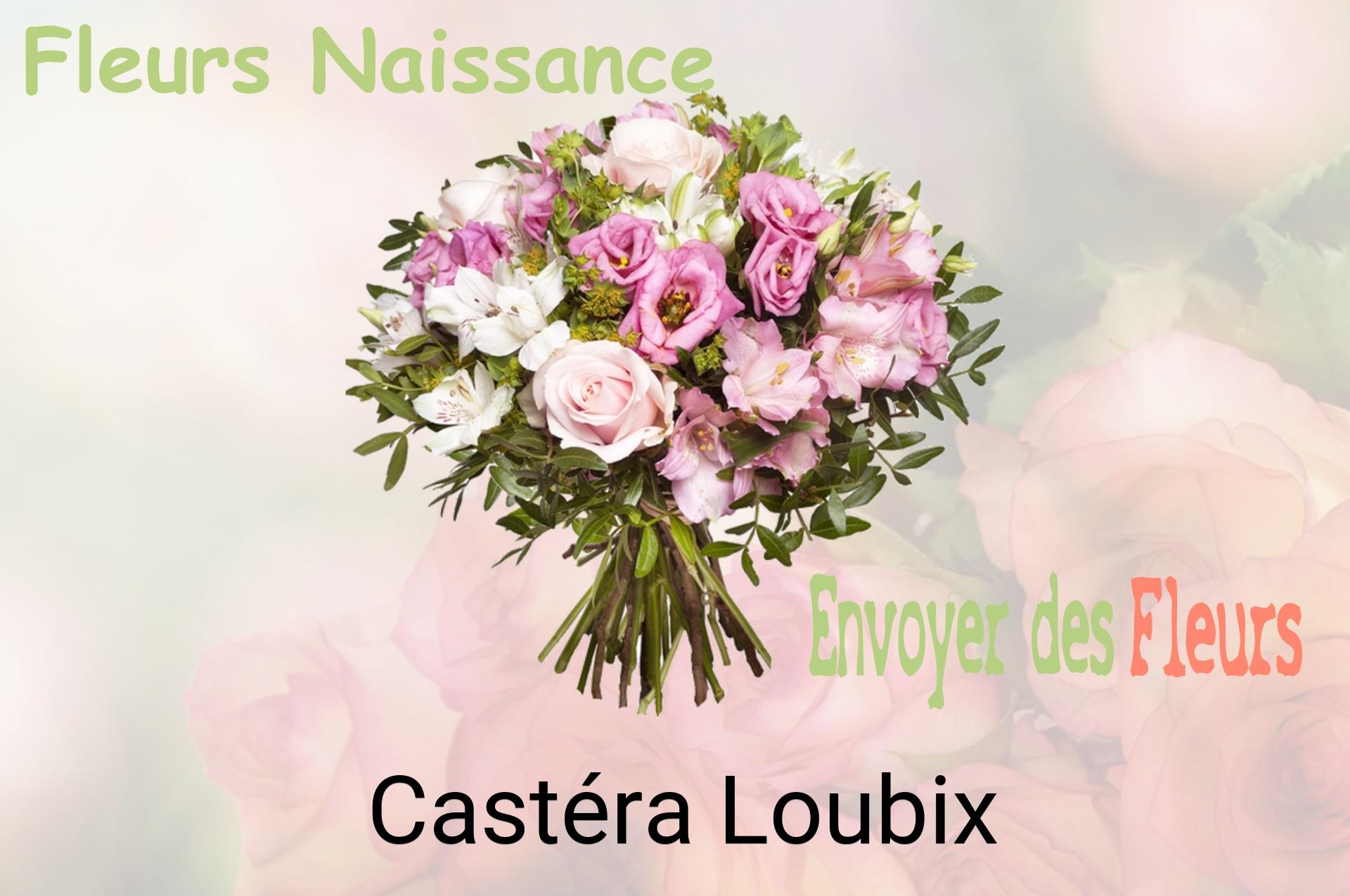 Bouquet de fleurs de naissance livré à Castéra-Loubix